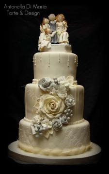 Glamour Italian Wedding Cake