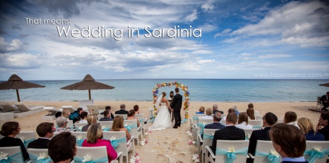Beach wedding in Sardinia